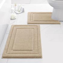 Conjunto de tapetes de banheiro HOMEIDEAS, supermacio, absorvente, antiderrapante