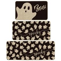 Conjunto de tapetes de cozinha Artoid Mode Spooky Ghosts Boo Halloween Conjunto de tapetes de cozinha Artoid Mode Spooky Ghosts Boo Halloween