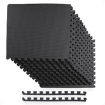 Conjunto de Tapetes de Espuma para Exercícios BalanceFrom 61 x 61 cm, 1,3 cm de Espessura Conjunto de Tapetes de Espuma para Exercícios BalanceFrom 61 x 61 cm, 1,3 cm de Espessura