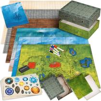 Conjunto de tapetes de jogo EverGame com 6 mapas de batalha de Dungeons & Dragons