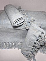 Conjunto De Tapetes De Tear 3 Peças Coordenadas Dupla Face Mesclado Azul Claro Conjunto De Tapetes De Tear 3 Peças Coordenadas Dupla Face Mesclado Azul Claro