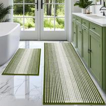Conjunto de tapetes e tapetes de banheiro BSICPRO Chenille Bath Mat Conjunto de tapetes e tapetes de banheiro BSICPRO Chenille Bath Mat