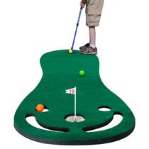 Conjunto de tapetes Putting Green KOFULL para golfe interno/externo com taco Conjunto de tapetes Putting Green KOFULL para golfe interno/externo com taco