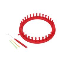 Conjunto De Teares De Tricô DIY Retangular E Redondo Para Cachecol, Suéter, Chapéu, Xale, Ferramenta