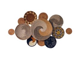 Conjunto de tecido ChumDecor Boho para decoração de cesta de parede para casa (6 unidades) Conjunto de tecido ChumDecor Boho para decoração de cesta de parede para casa (6 unidades)