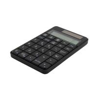 Conjunto de Teclado e Calculadora Numérica Sem Fio 2 em 1 MC-56AG - 2.4G USB com Display LCD