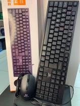 Conjunto de teclado e mouse com fio para escritorio Conjunto de teclado e mouse com fio para escritorio
