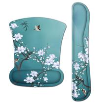 Conjunto de teclado e mouse pad AORTDES Ergonomic Memory Foam Conjunto de teclado e mouse pad AORTDES Ergonomic Memory Foam