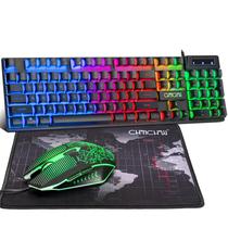 Conjunto de teclado e mouse para jogos CHONCHOW LED USB Wired