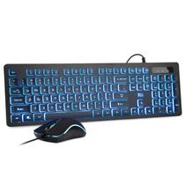 Conjunto de teclado e mouse Rii Wired RGB Backlit Gaming