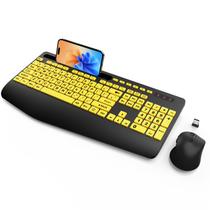 Conjunto de teclado e mouse SABLUTE Wireless com apoio para pulso Conjunto de teclado e mouse SABLUTE Wireless com apoio para pulso