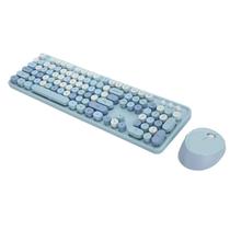 Conjunto de teclado e mouse sem fio VGEBY Retro Typewriter Style Conjunto de teclado e mouse sem fio VGEBY Retro Typewriter Style