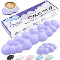 Conjunto de teclado para descanso de pulso e apoio para mãos Sushret Cloud Purple
