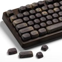Conjunto de teclas OHY XVX Wood MOA PBT 130 unidades para teclado mecânico
