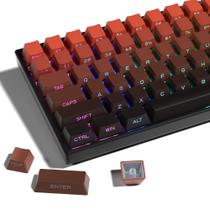 Conjunto de teclas XVX, impressão lateral, gradiente, vermelho, 136 teclas, PBT, OEM Conjunto de teclas XVX, impressão lateral, gradiente, vermelho, 136 teclas, PBT, OEM