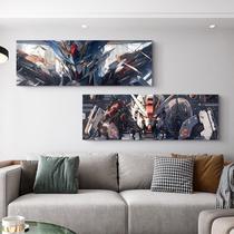 Conjunto de tela de pintura de parede Gundam Anime 30x90cm x2