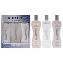 Conjunto de terapia capilar BioSilk Shampoo, condicionador e sérum 360ml Conjunto de terapia capilar BioSilk Shampoo, condicionador e sérum 360ml