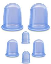 Conjunto de terapia com ventosas SHKIBY Silicone (kit de 6 peças) com copos faciais Conjunto de terapia com ventosas SHKIBY Silicone (kit de 6 peças) com copos faciais