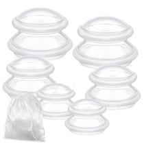 Conjunto de terapia com ventosas TreLaco Silicone, 6 unidades para dor de celulite Conjunto de terapia com ventosas TreLaco Silicone, 6 unidades para dor de celulite