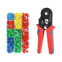 Conjunto De Terminais Tubulares Multi-Crimp Com Alicate De Crimpagem Para Conectores Elétricos