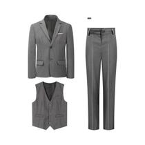 Conjunto de Terno de Smoking Infantil para Casamento - Roupa Formal para Pajem