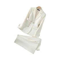 Conjunto De Terno Executivo Feminino Em Cor Sólida, Dois Peças, Para Trabalho E Deslocamento Conjunto De Terno Executivo Feminino Em Cor Sólida, Dois Peças, Para Trabalho E Deslocamento