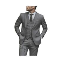 Conjunto De Terno Masculino Fashionável De 3 Peças, Jaqueta, Colete E Calças, Alta Qualidade Para