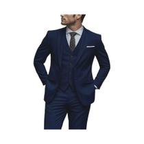 Conjunto De Terno Masculino Fashionável De 3 Peças, Jaqueta, Colete E Calças, Alta Qualidade Para