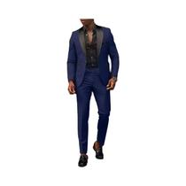 Conjunto De Terno Slim Fit Masculino De 2 Peças Com Botão Único Para Casamento E Negócios