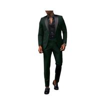 Conjunto De Terno Slim Fit Masculino De 2 Peças Com Botão Único Para Casamento E Negócios