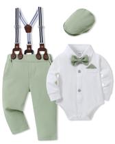 Conjunto de ternos SANMIO Baby Boy, 4 peças, de 0 a 24 milhões de roupas formais