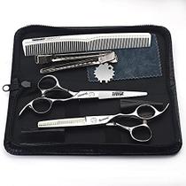 Conjunto de tesouras de cabelo de barbeiro Axemoore Professional de 15 cm e 2 peças