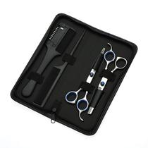 Conjunto de tesouras para cortar cabelo em aço inoxidável de 4 peças Conjunto de tesouras para cortar cabelo em aço inoxidável de 4 peças