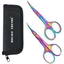 Conjunto de tesouras para unhas e cutículas, unhas e sobrancelhas, bigode