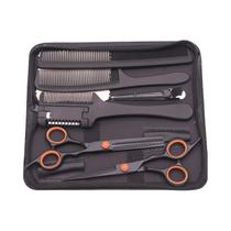 Conjunto De Tesouras Profissionais De Cabeleireiro De 6 Polegadas Para Salão, Barbeiro E Uso