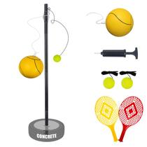 Conjunto de Tetherball JstFrU 3 Bolas 3 Raquetes Poste de 3,2 m Conjunto de Tetherball JstFrU 3 Bolas 3 Raquetes Poste de 3,2 m