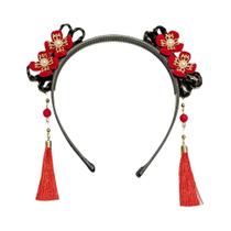 Conjunto De Tiara De Princesa Com Tranças De Cabelo Falsas E Clips Para Meninas Em Festa De Fantasia