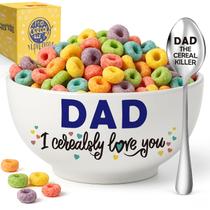 Conjunto de Tigela para Cereal YUEYUQIU para Pai 700ml com Colher Conjunto de Tigela para Cereal YUEYUQIU para Pai 700ml com Colher