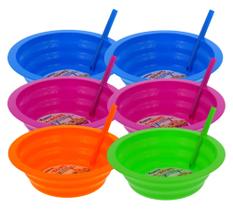 Conjunto de tigelas Arrow Home Products Sip-A-Bowl 650 ml, pacote com 6 unidades para crianças