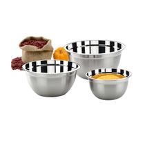 Conjunto de Tigelas Brinox Suprema 3 Peças Aço Inox