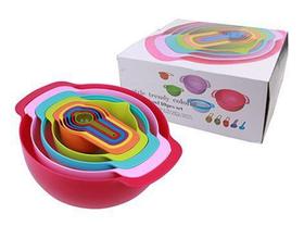 Conjunto de Tigelas Coloridas Acopláveis 10 Peças Fratelli Conjunto de Tigelas Coloridas Acopláveis 10 Peças Fratelli