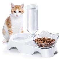 Conjunto de tigelas de água e comida para animais de estimação MILIFUN Double Dog Cat Bowls Conjunto de tigelas de água e comida para animais de estimação MILIFUN Double Dog Cat Bowls