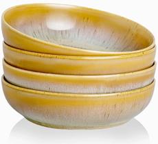 Conjunto de tigelas de cerâmica KYBSCZ de 4 a 900 mL para cozinha, macarrão e salada Conjunto de tigelas de cerâmica KYBSCZ de 4 a 900 mL para cozinha, macarrão e salada