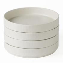 Conjunto de tigelas de macarrão famiware 7,5", pacote com 4 unidades, grés de vidro duplo