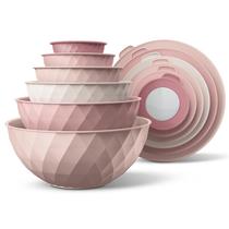 Conjunto de Tigelas de Mistura COOK WITH COLOR 12 Peças Rosa Diamante Conjunto de Tigelas de Mistura COOK WITH COLOR 12 Peças Rosa Diamante