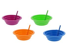 Conjunto de tigelas de palha Arrow Home Products Sip-A-Bowl 650 ml, pacote com 4 unidades para crianças