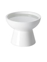 Conjunto de Tigelas Elevadas de Cerâmica para Gatos LoeJan Branco