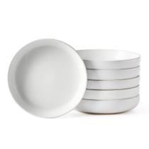 Conjunto de tigelas famiware Milkyway, salada de macarrão de 33 onças, pacote com 6 unidades, branca