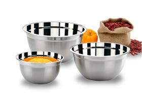 Conjunto de tigelas inox suprema brinox Conjunto de tigelas inox suprema brinox