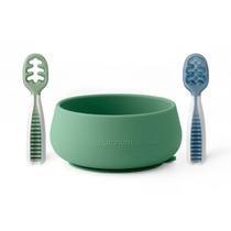 Conjunto de tigelas para bebês NumNum Suction Silicone sem BPA por mais de 4 meses